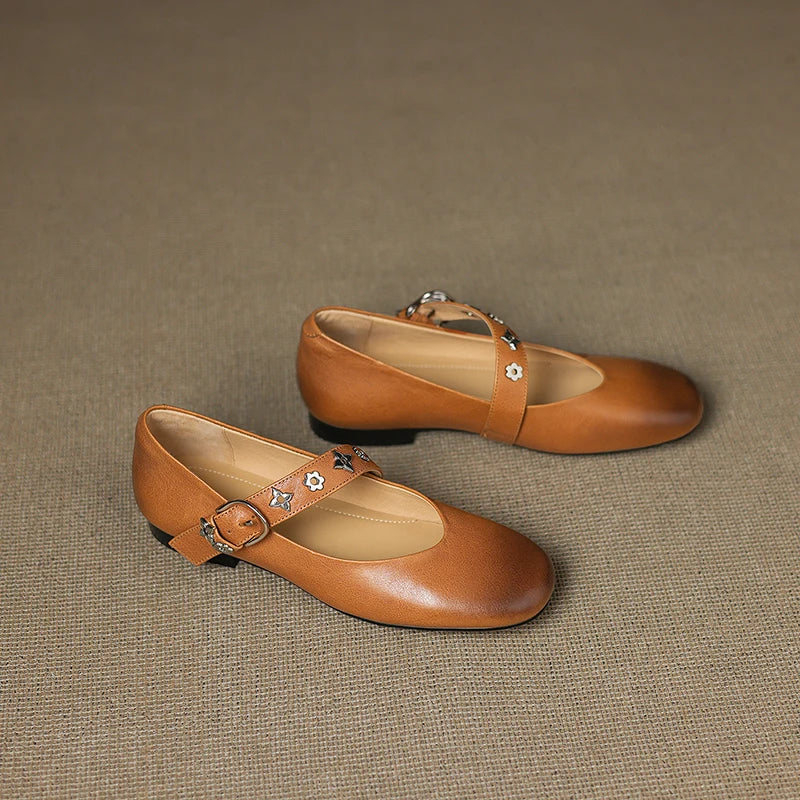 Anna-Berg | Genuine Leather Flats