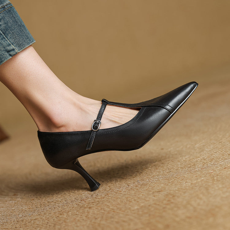Anna-Berg | Genuine Leather Heels