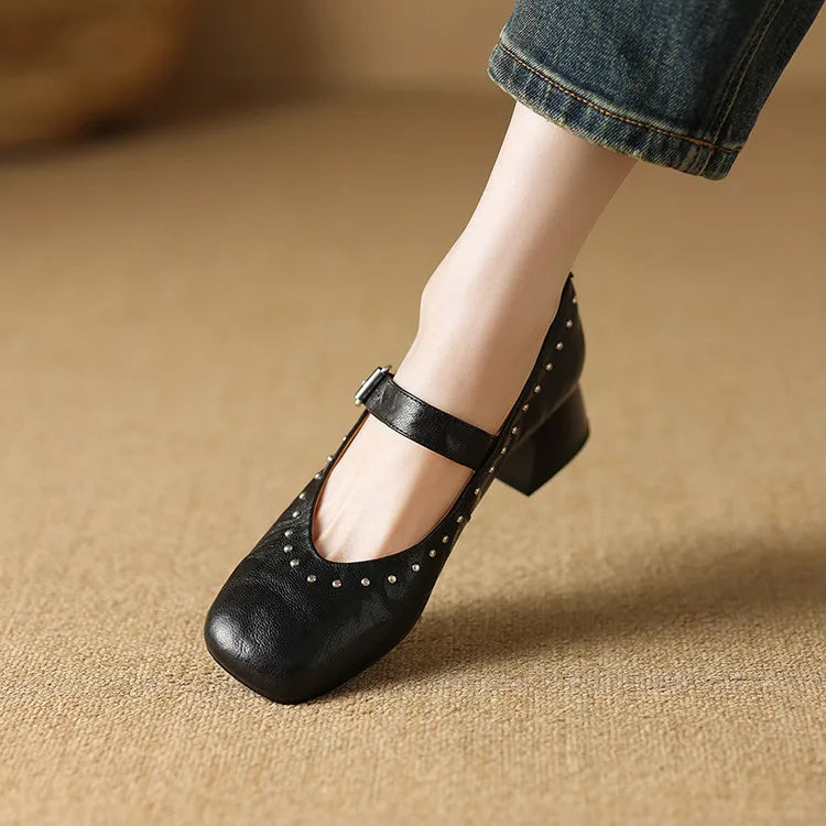 Anna-Berg | Genuine Leather Heels