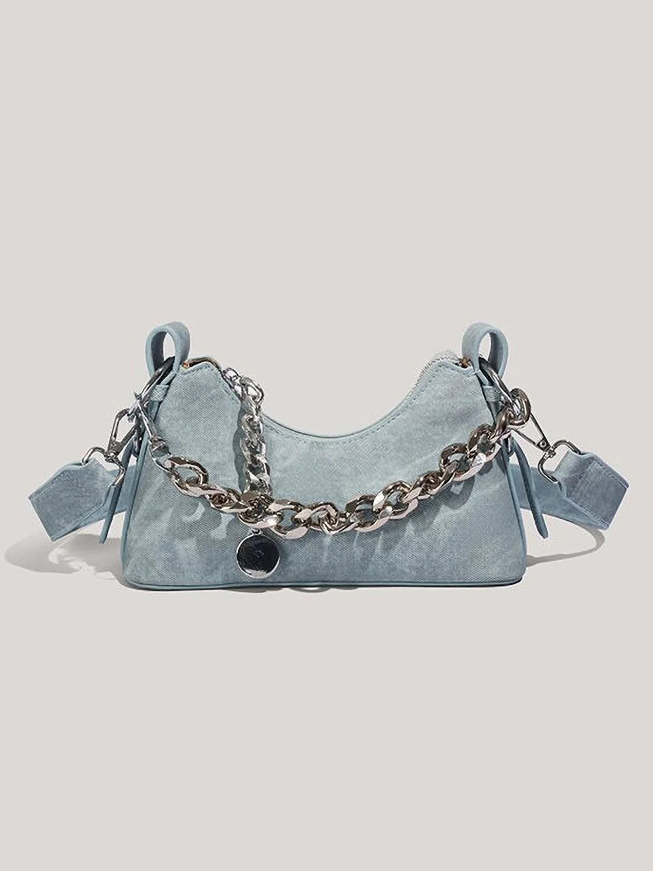 Anna-Berg | Denim Chain Bag