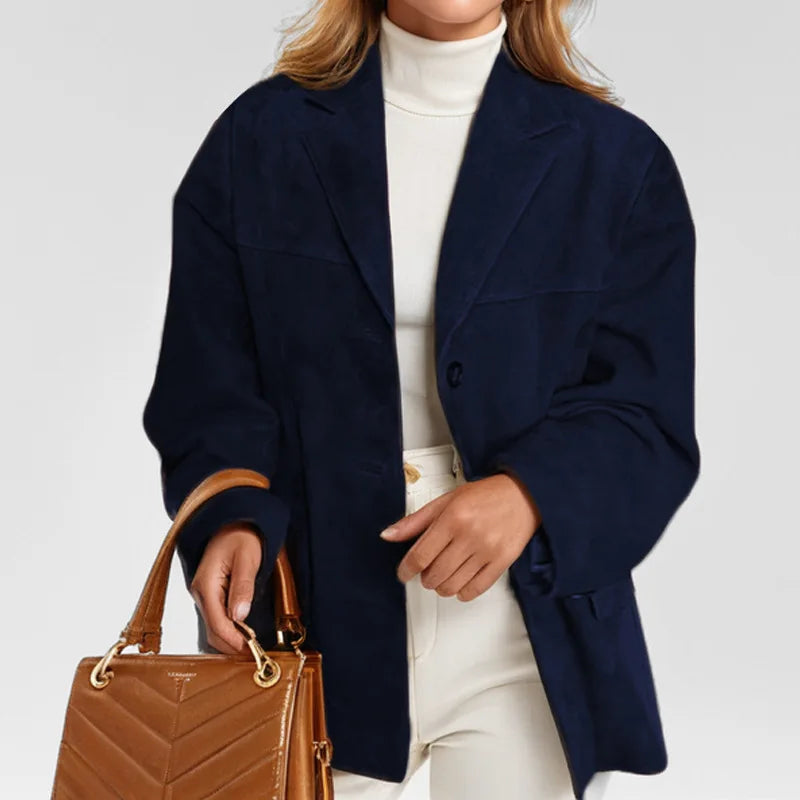 Anna-Berg | Blazer, Suede