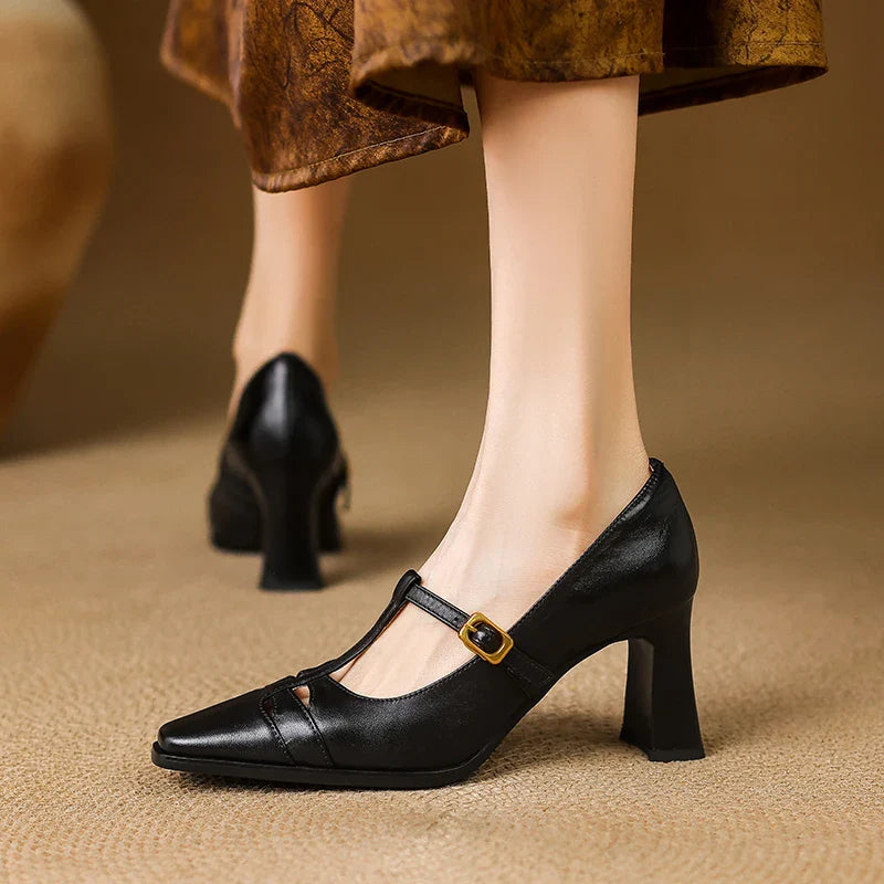 Anna-Berg | Genuine Leather Heels