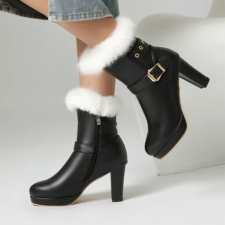Anna-Berg | Leather Ankle Boots