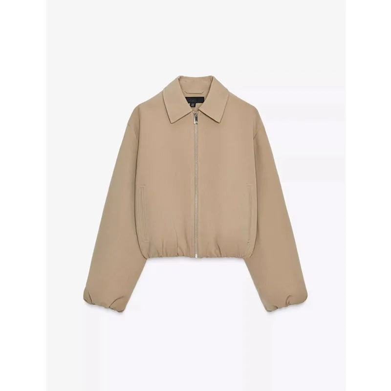 Anna-Berg | Zip-Up Quilted Polyester Jacket