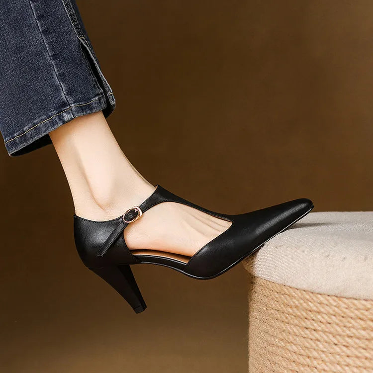 Anna-Berg | Genuine Leather Heels