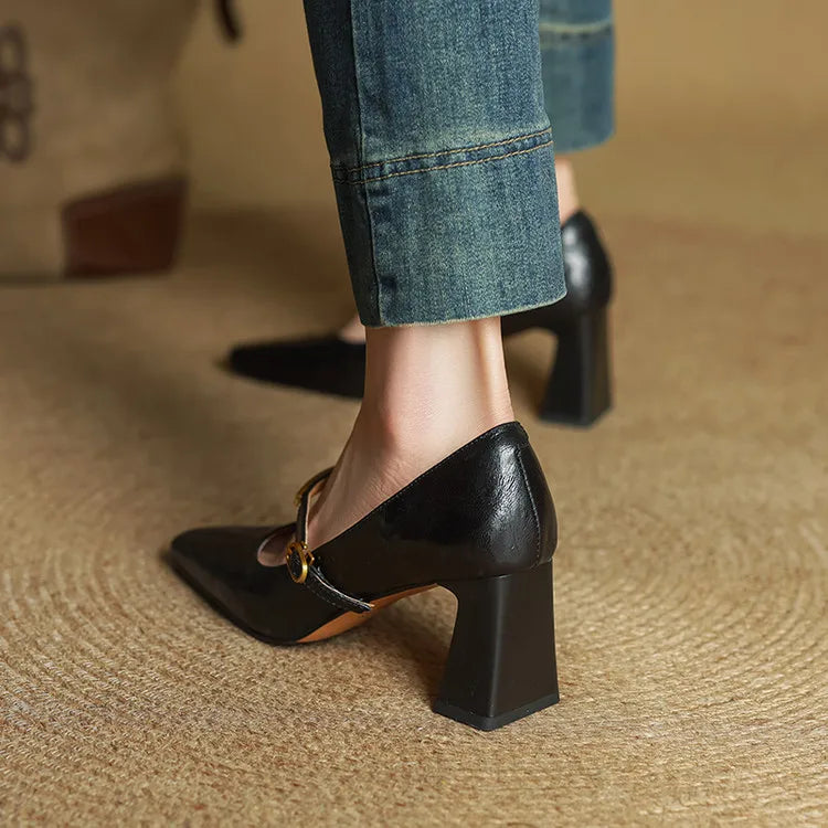 Anna-Berg | Genuine Leather Heels