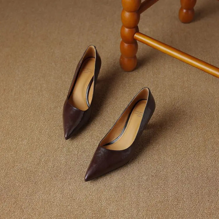 Anna-Berg | Genuine Leather Heels