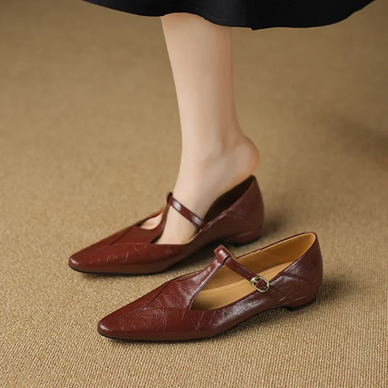 Anna-Berg | Genuine Leather Flats