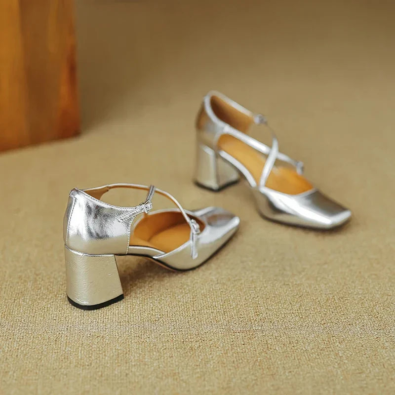 Anna-Berg | Genuine Leather Heels