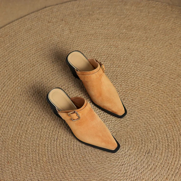 Anna-Berg | Suede Mules