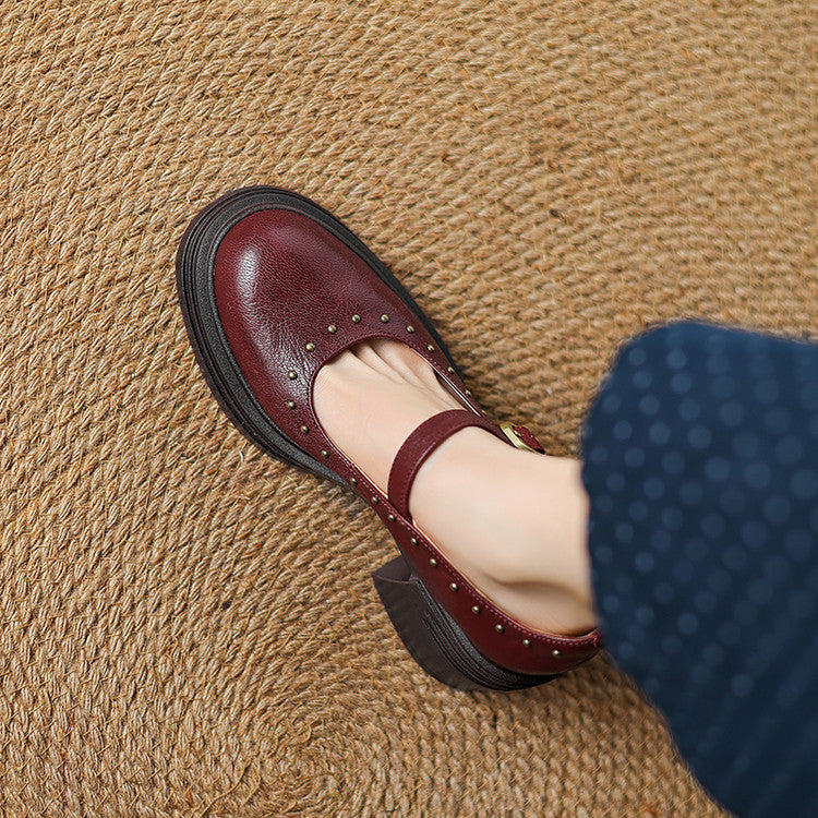 Anna-Berg | Genuine Leather Heels