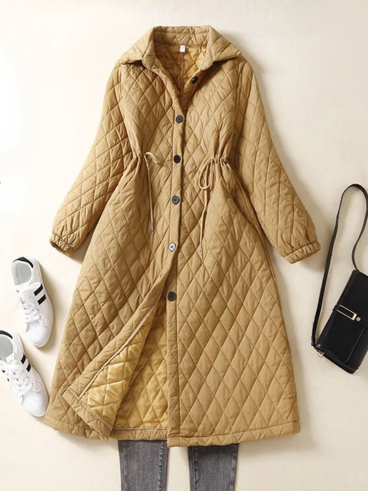 Anna-Berg | Quilted Long Coat