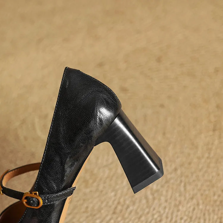Anna-Berg | Genuine Leather Heels