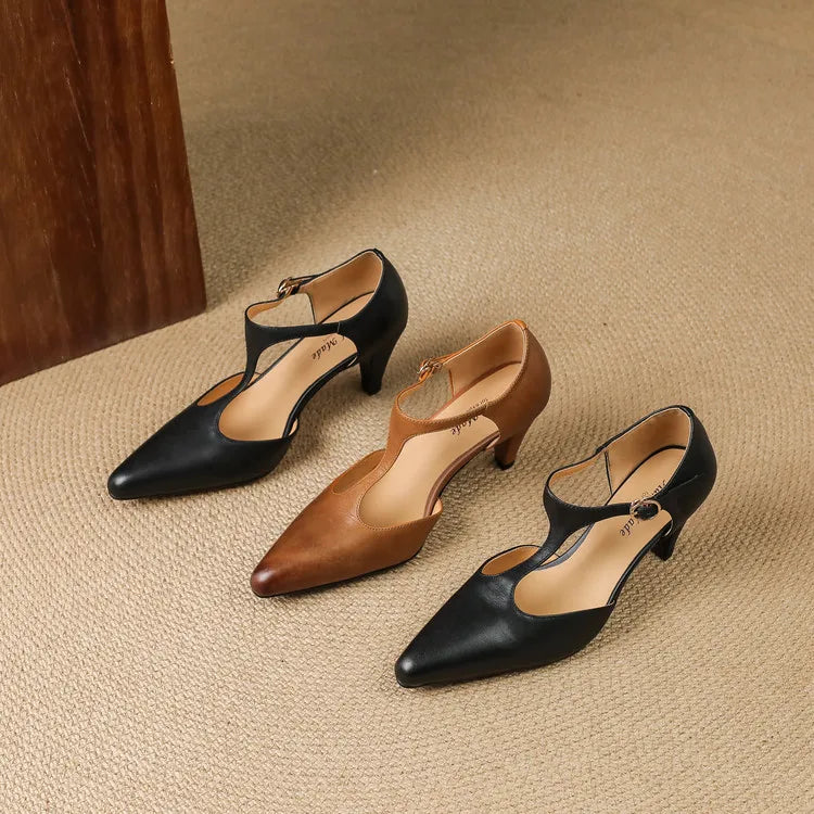 Anna-Berg | Genuine Leather Heels