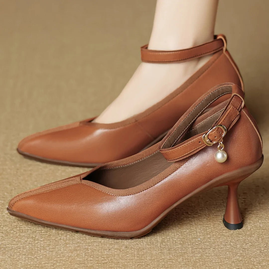 Anna-Berg | Genuine Leather Heels