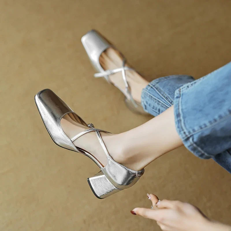 Anna-Berg | Genuine Leather Heels