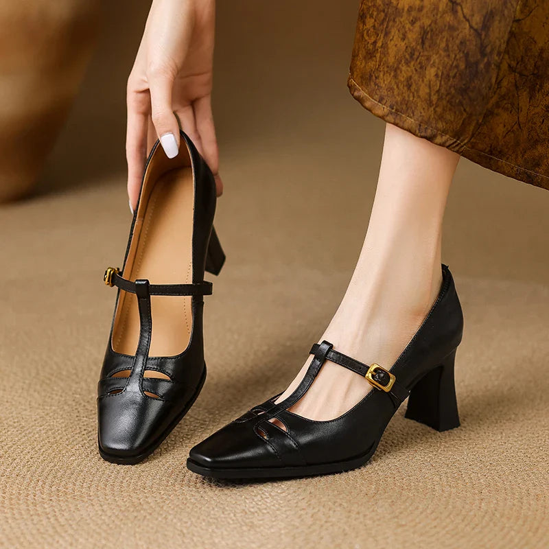Anna-Berg | Genuine Leather Heels
