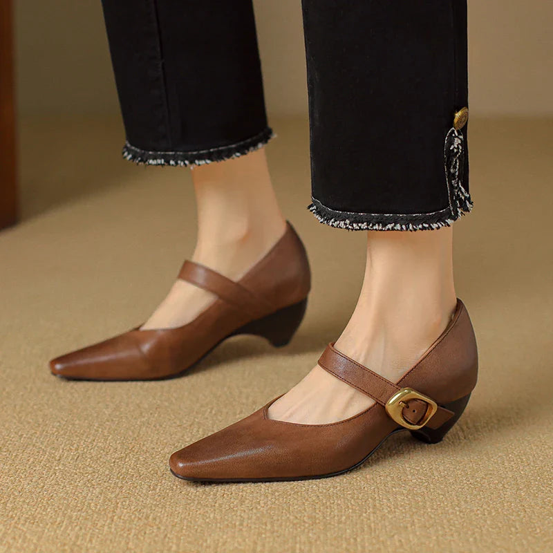Anna-Berg | Genuine Leather Heels