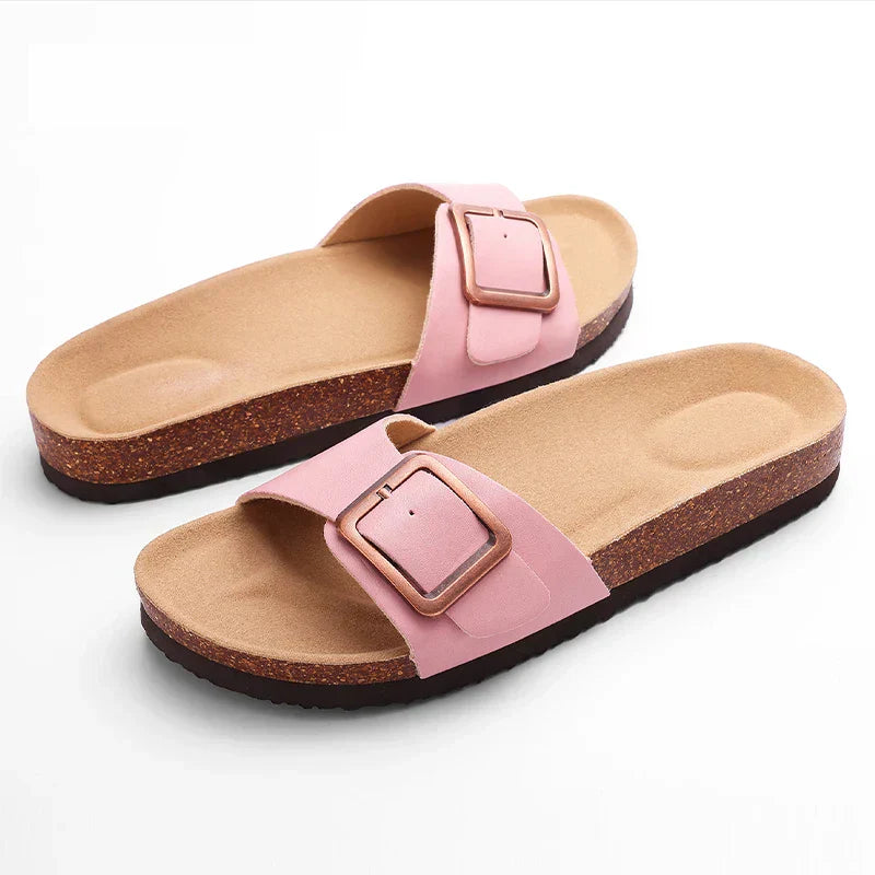 Anna-Berg | Romantic Flat Adjustable Buckle Sandals