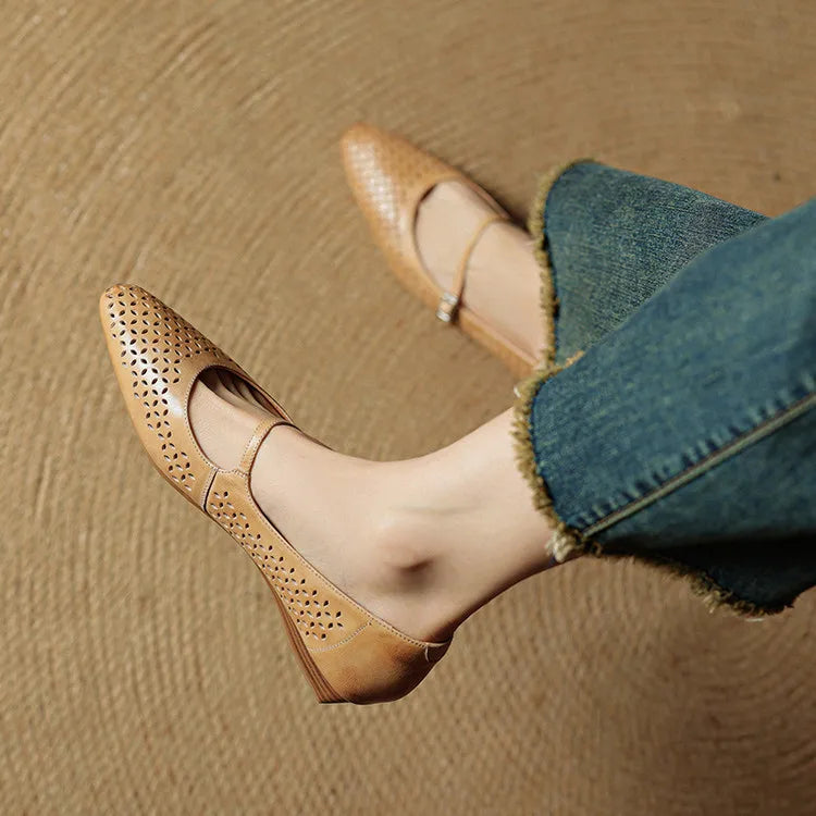 Anna-Berg | Genuine Leather Flats