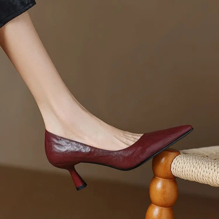 Anna-Berg | Genuine Leather Heels