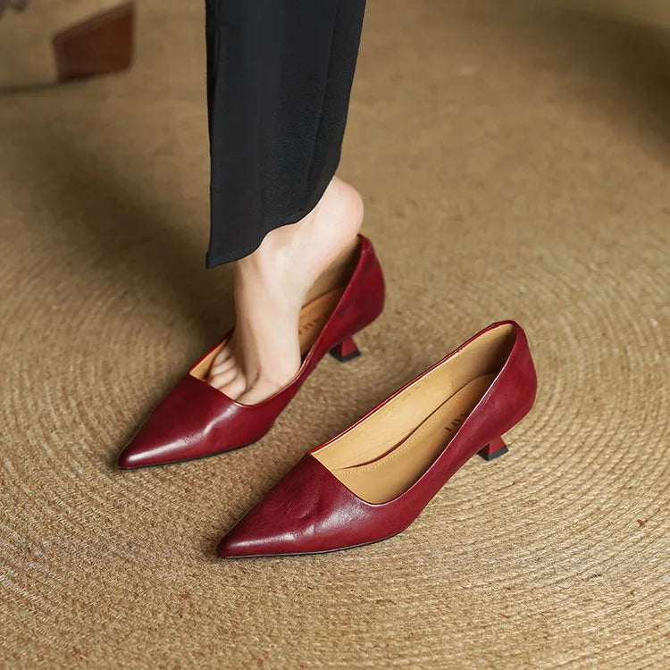 Anna-Berg | Genuine Leather Heels