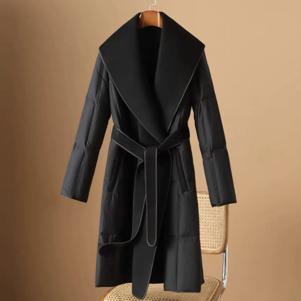Anna-Berg | Down Coat, Wool Collar