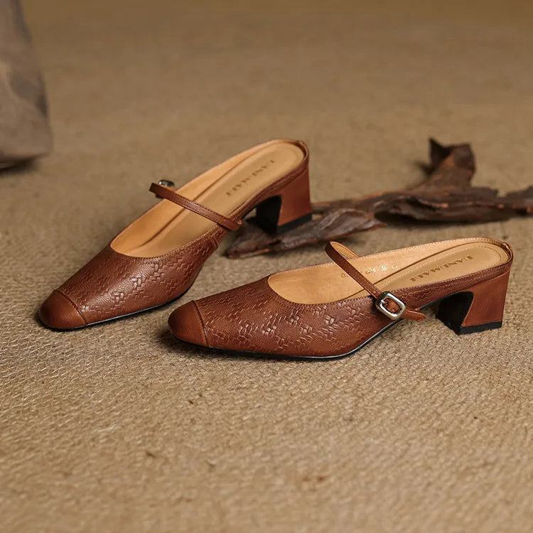 Anna-Berg | Genuine Leather Mules