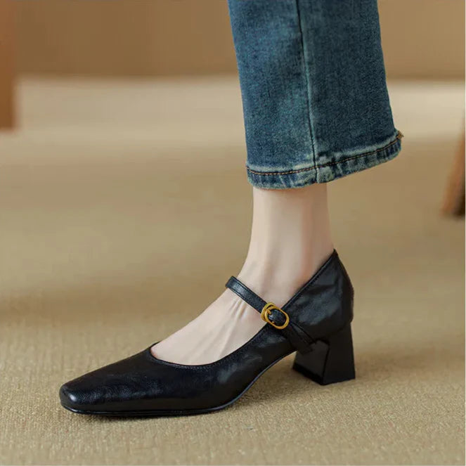Anna-Berg | Genuine Leather Heels