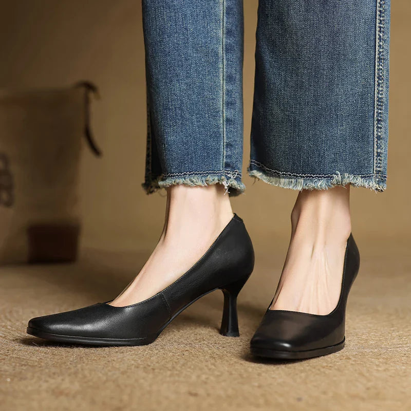 Anna-Berg | Genuine Leather Heels