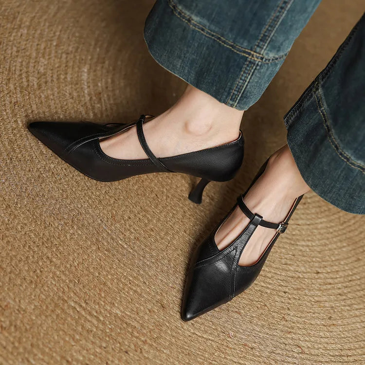 Anna-Berg | Genuine Leather Heels