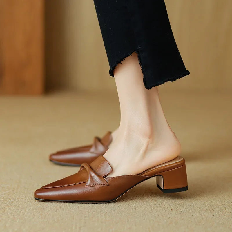 Anna-Berg | Genuine Leather Mules