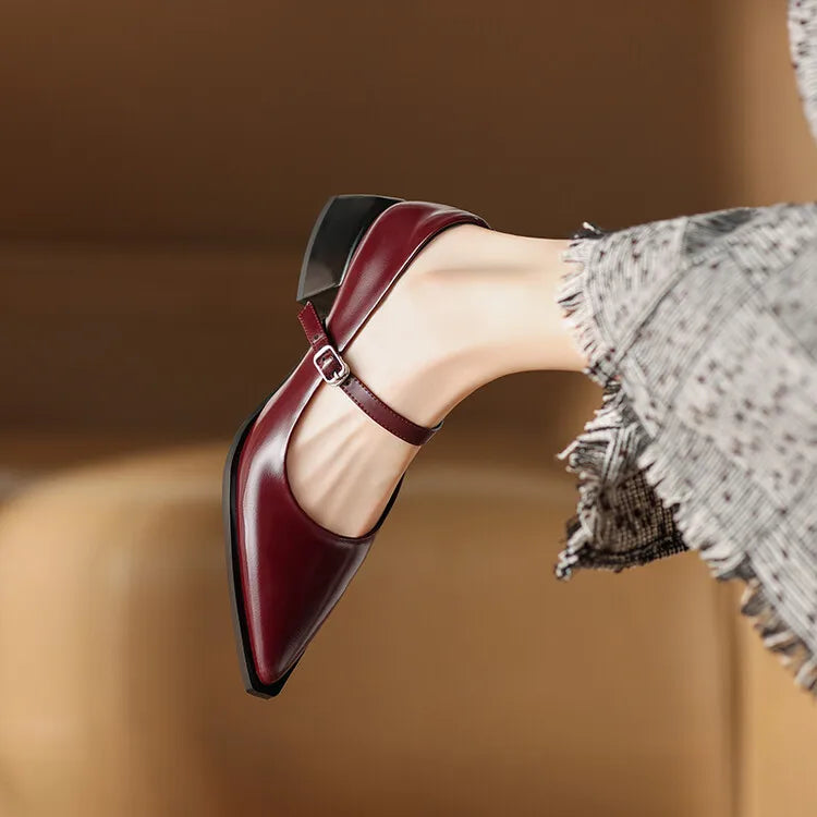 Anna-Berg | Genuine Leather Heels