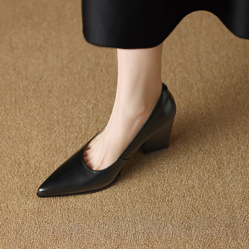 Anna-Berg | Genuine Leather Heels