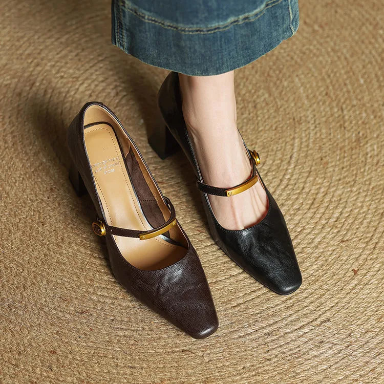 Anna-Berg | Genuine Leather Heels