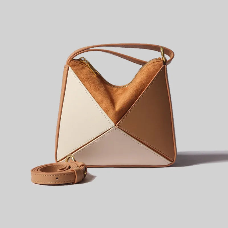 Anna-Berg | Handbag, Women, Leather, Structured, Black, Elegant