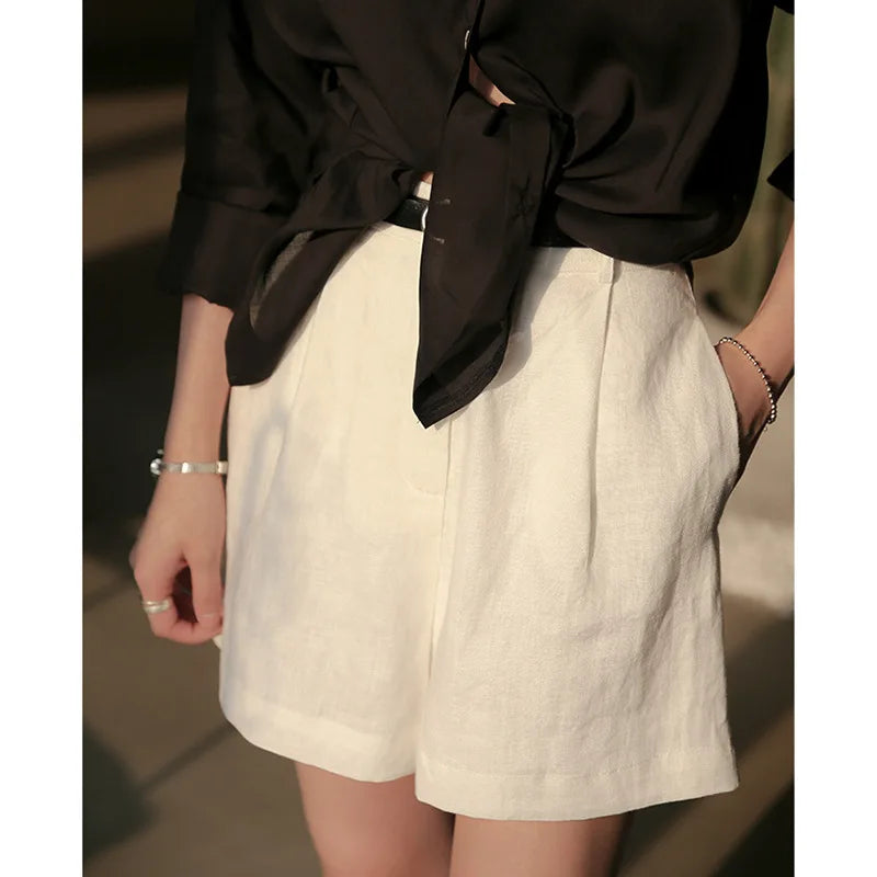 Anna-Berg | Tailored Linen Shorts