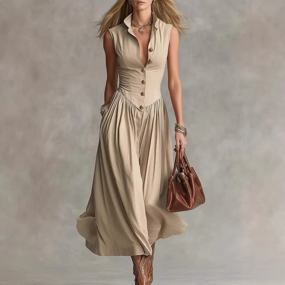 Anna-Berg | Martina Elegant Flowy Dress