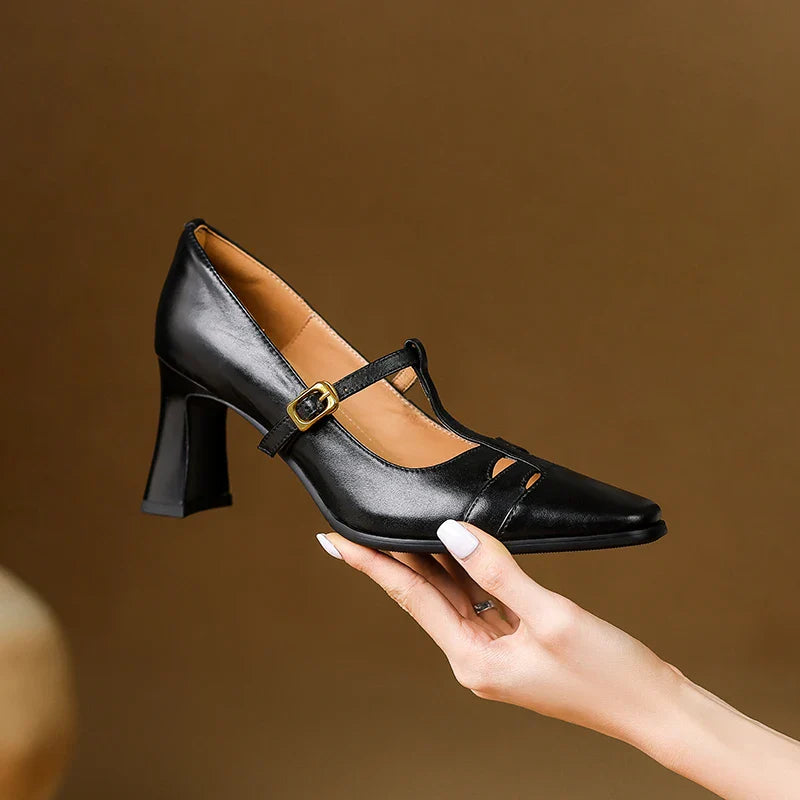 Anna-Berg | Genuine Leather Heels