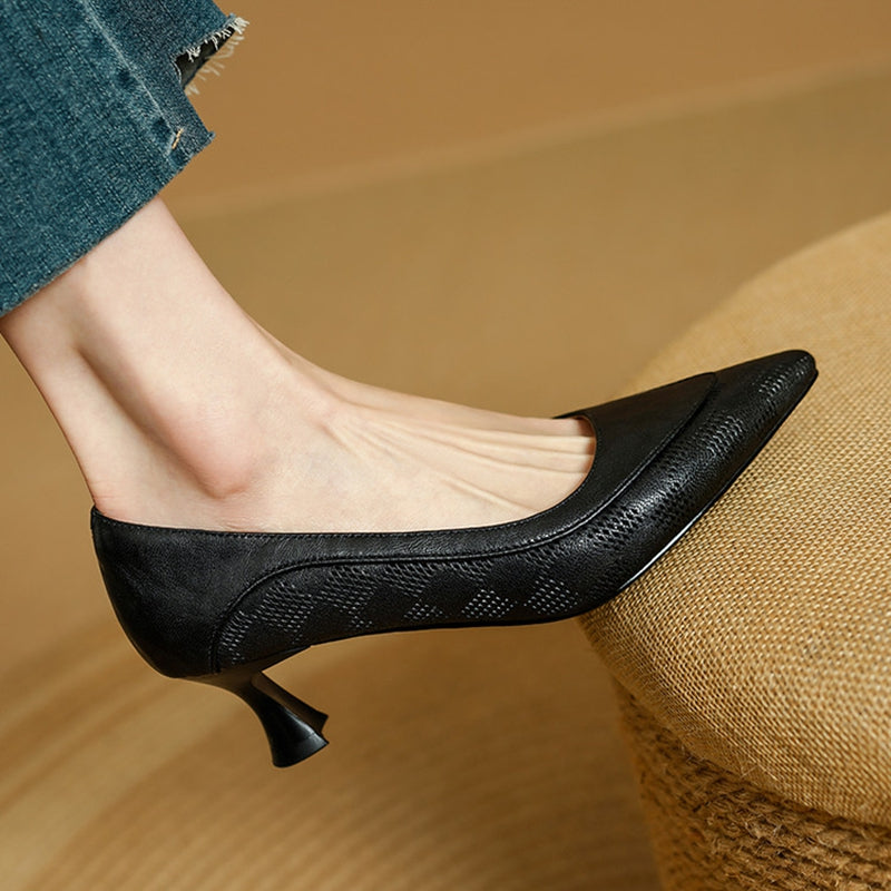 Anna-Berg | Genuine Leather Heels