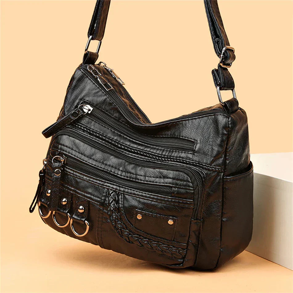 Anna-Berg | Multi-Layer Crossbody Bag