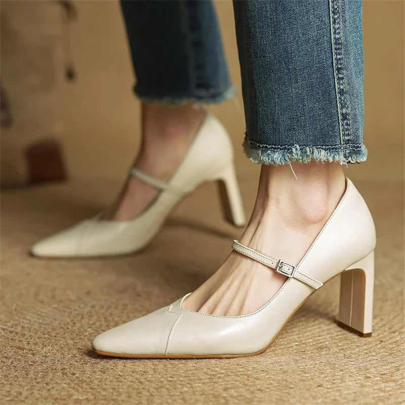 Anna-Berg | Genuine Leather Heels