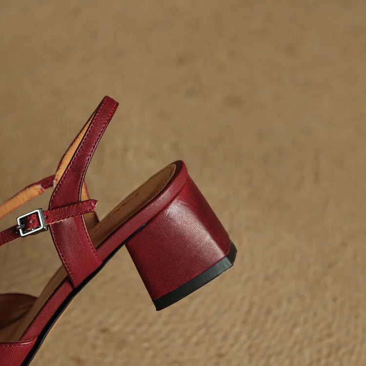 Anna-Berg | Genuine Leather Heels