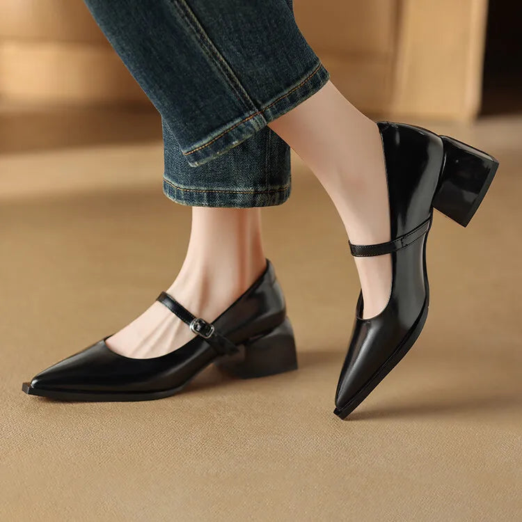 Anna-Berg | Genuine Leather Heels