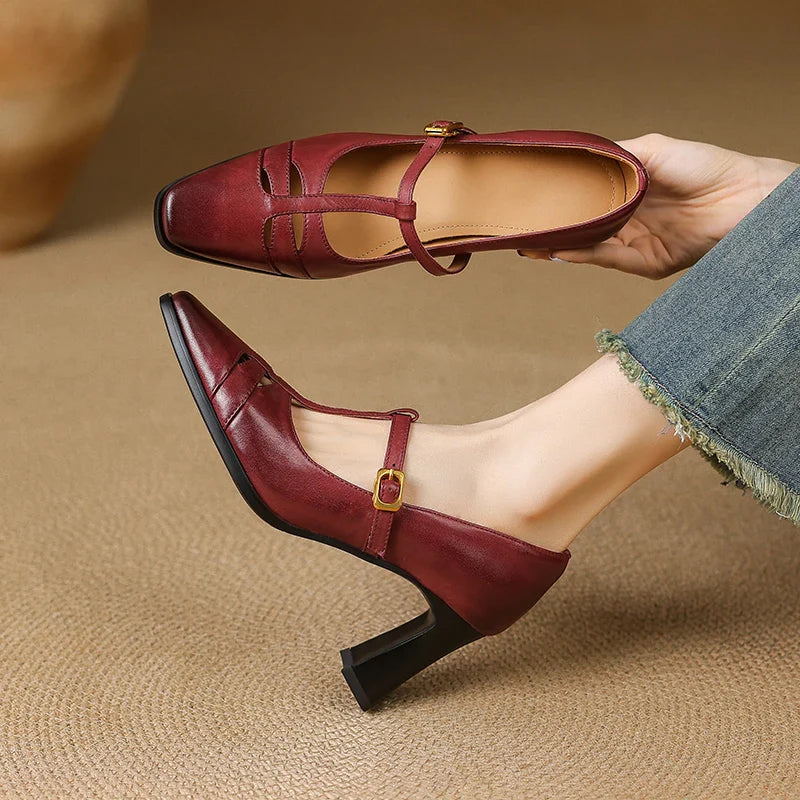 Anna-Berg | Genuine Leather Heels