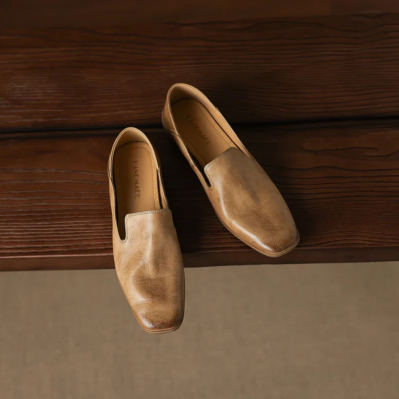 Anna-Berg | Black Leather Loafers