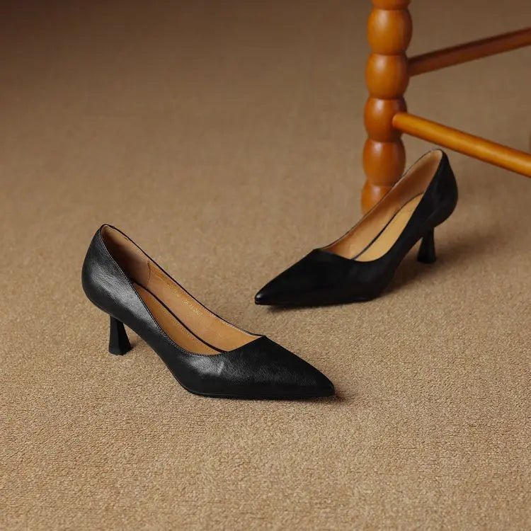 Anna-Berg | Genuine Leather Heels