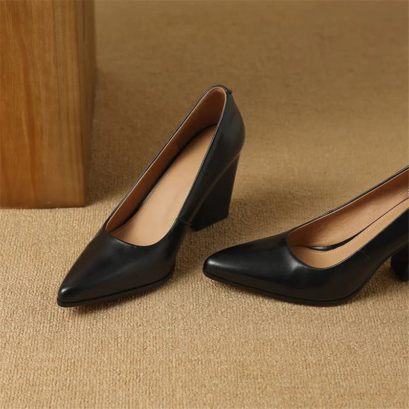 Anna-Berg | Genuine Leather Heels