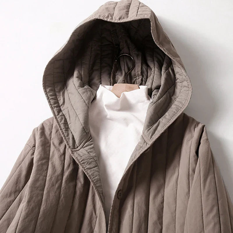 Anna-Berg | Quilted Hooded Coat