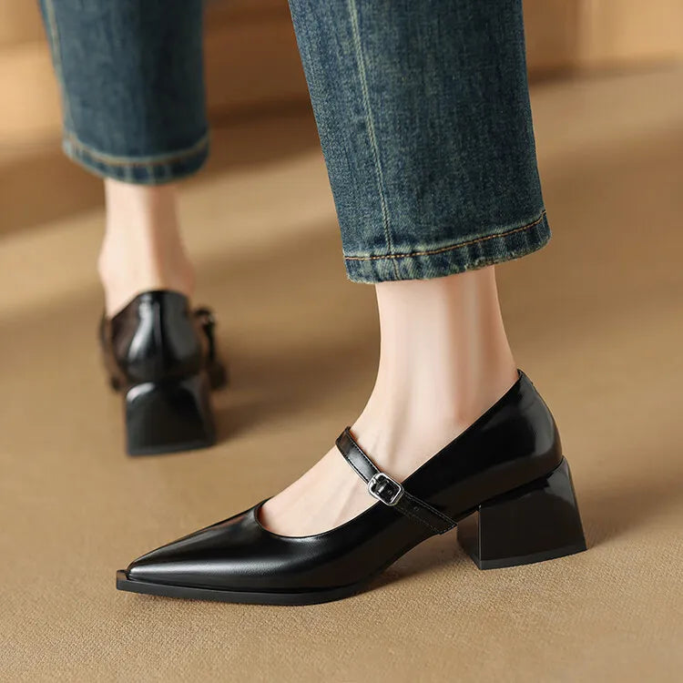 Anna-Berg | Genuine Leather Heels